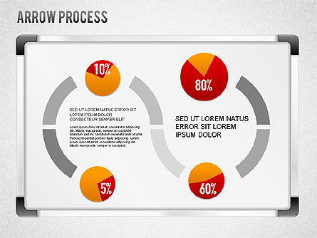 Schéma de processus de flèche avec des icônes, Diapositive 7, 01255, Schémas de procédés — PoweredTemplate.com