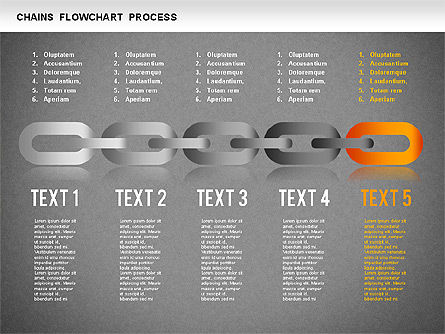 Schéma de la chaîne, Diapositive 15, 01256, Schémas d'étapes — PoweredTemplate.com
