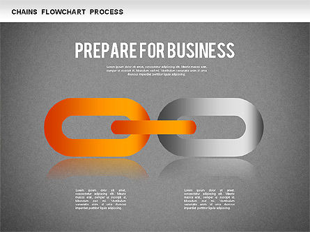 Chain Stage Diagram, Slide 9, 01256, Stage Diagrams — PoweredTemplate.com