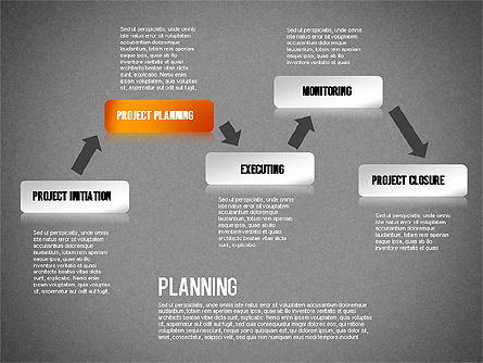 Diagram Manajemen Proyek Ditetapkan, Slide 15, 01259, Model Bisnis — PoweredTemplate.com