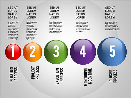 Projectbeheer diagram set, Dia 2, 01259, Businessmodellen — PoweredTemplate.com