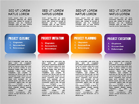 Project Management Diagram Set, Slide 8, 01259, Business Models — PoweredTemplate.com