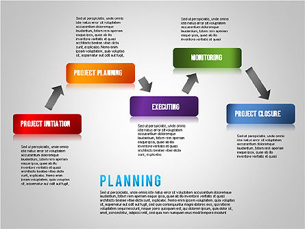Diagram Manajemen Proyek Ditetapkan, Slide 9, 01259, Model Bisnis — PoweredTemplate.com