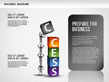 Diagram Sukses Bisnis, Slide 5, 01260, Diagram Proses — PoweredTemplate.com