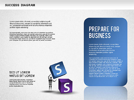 Diagrama de sucesso empresarial, Deslizar 8, 01260, Diagramas de Processo — PoweredTemplate.com
