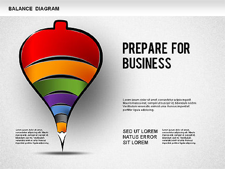 Diagram Pusaran, Gratis Templat PowerPoint, 01262, Model Bisnis — PoweredTemplate.com