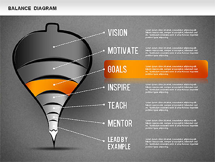Diagrama de Whirligig, Diapositiva 12, 01262, Modelos de negocios — PoweredTemplate.com