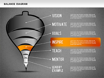 Whirligig Diagram, Slide 13, 01262, Business Models — PoweredTemplate.com