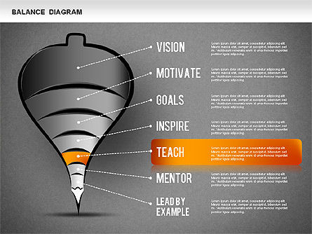 Diagrama de Whirligig, Diapositiva 14, 01262, Modelos de negocios — PoweredTemplate.com