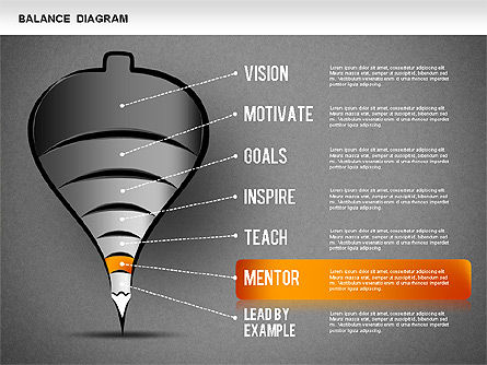 Diagramme Whirligig, Diapositive 15, 01262, Modèles commerciaux — PoweredTemplate.com