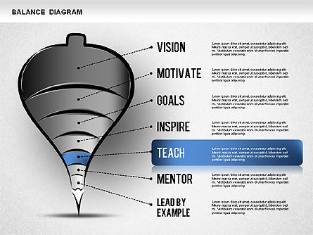 Diagrama de Whirligig, Diapositiva 6, 01262, Modelos de negocios — PoweredTemplate.com