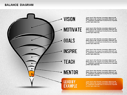 Diagramme Whirligig, Diapositive 8, 01262, Modèles commerciaux — PoweredTemplate.com