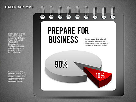 calendrier 2013, Diapositive 14, 01264, Timelines & Calendars — PoweredTemplate.com