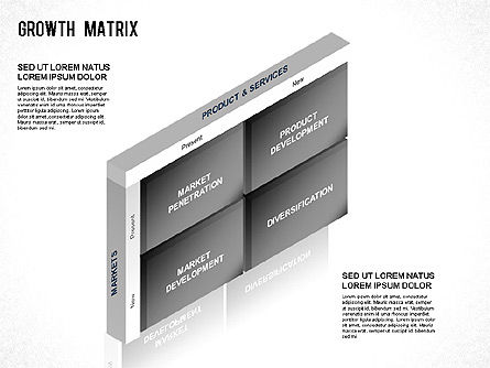 Matrice Bcg, Diapositive 2, 01266, Graphiques matriciels — PoweredTemplate.com
