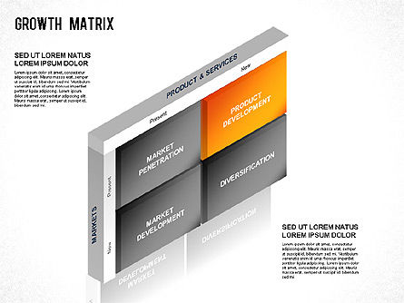 Matrice Bcg, Diapositive 3, 01266, Graphiques matriciels — PoweredTemplate.com
