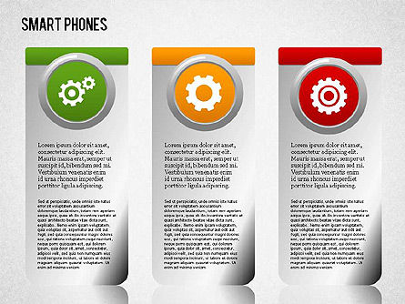 Smartphone diagram, Dia 11, 01267, Presentatie Templates — PoweredTemplate.com