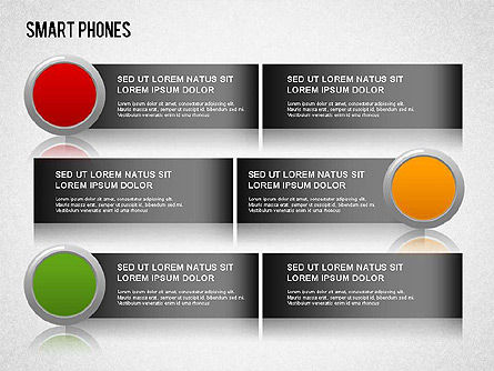 Smartphone diagram, Dia 14, 01267, Presentatie Templates — PoweredTemplate.com