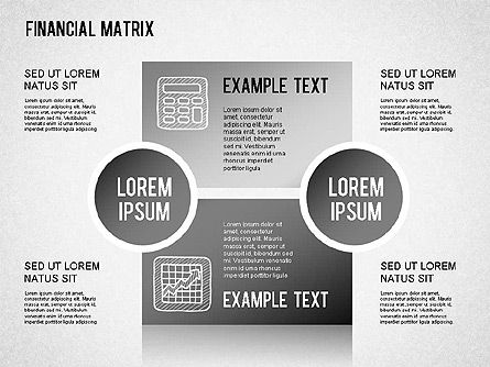 Grafik Matriks Keuangan, Slide 10, 01268, Bagan Matriks — PoweredTemplate.com