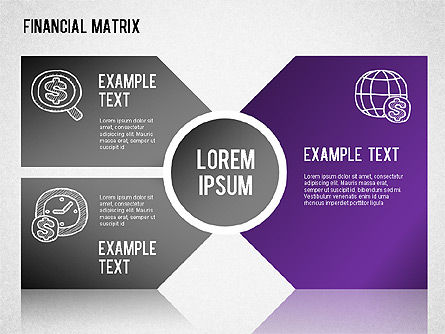 Cuadro de Matriz Financiera, Diapositiva 11, 01268, Gráficos matriciales — PoweredTemplate.com