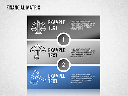 Grafik Matriks Keuangan, Slide 13, 01268, Bagan Matriks — PoweredTemplate.com