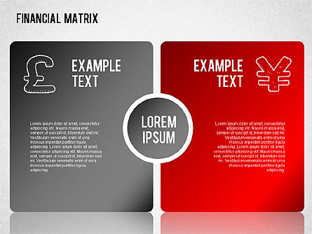 Cuadro de Matriz Financiera, Diapositiva 4, 01268, Gráficos matriciales — PoweredTemplate.com