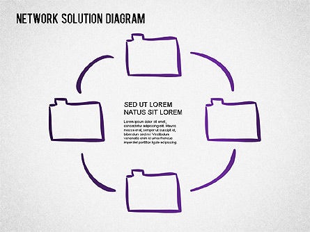 Geautomatiseerde workflow-concept diagram, Dia 10, 01270, Businessmodellen — PoweredTemplate.com
