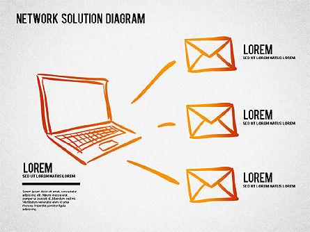 Diagrama del concepto de flujo de trabajo automatizado, Diapositiva 13, 01270, Modelos de negocios — PoweredTemplate.com