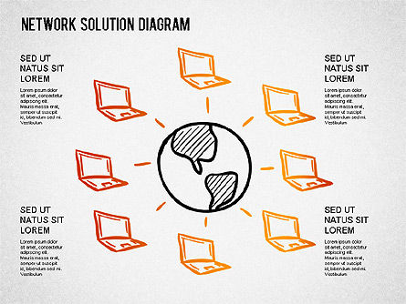 Automatizzato diagramma concetto workflow, Slide 14, 01270, Modelli di lavoro — PoweredTemplate.com