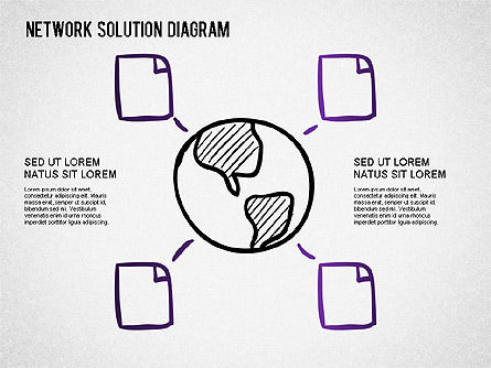 Automated Workflow Concept Diagram, Slide 2, 01270, Business Models — PoweredTemplate.com