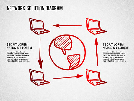 Schéma de concept de workflow automatisé, Diapositive 3, 01270, Modèles commerciaux — PoweredTemplate.com