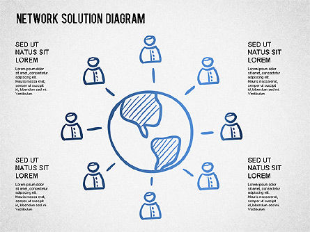 Automatizzato diagramma concetto workflow, Slide 6, 01270, Modelli di lavoro — PoweredTemplate.com