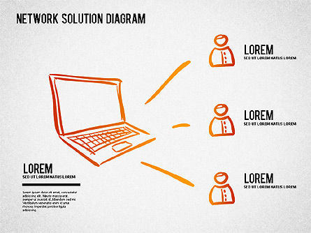 Geautomatiseerde workflow-concept diagram, Dia 9, 01270, Businessmodellen — PoweredTemplate.com