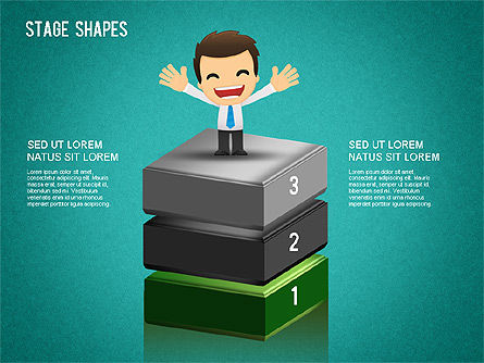 Diagrama de las formas de la etapa, Diapositiva 11, 01272, Diagramas de la etapa — PoweredTemplate.com