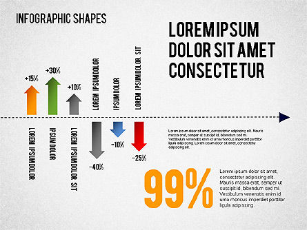Infographics Shapes, Slide 13, 01274, Shapes — PoweredTemplate.com