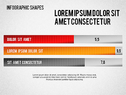 Infographics Shapes, Slide 6, 01274, Shapes — PoweredTemplate.com