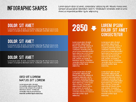 Infographics Shapes, Slide 9, 01274, Shapes — PoweredTemplate.com