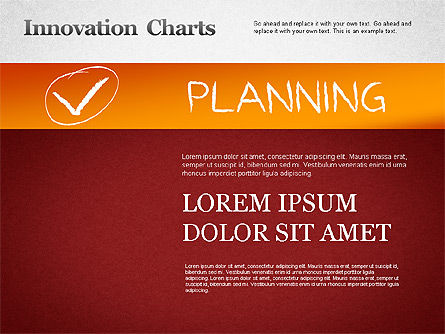 혁신 차트, 슬라이드 10, 01276, 모양 — PoweredTemplate.com
