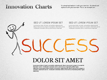 혁신 차트, 슬라이드 9, 01276, 모양 — PoweredTemplate.com