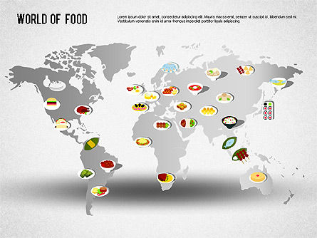 Food Diagram, Slide 13, 01278, Business Models — PoweredTemplate.com