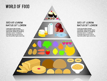 음식 다이어그램, 슬라이드 9, 01278, 비즈니스 모델 — PoweredTemplate.com