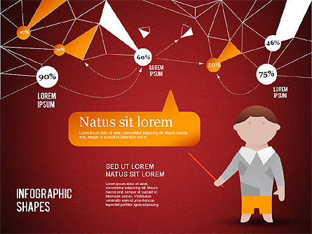 Infographics Shapes and Charts, Slide 11, 01279, Presentation Templates — PoweredTemplate.com
