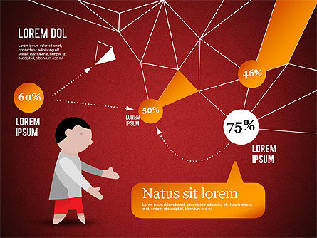 Infographics vormen en grafieken, Dia 13, 01279, Presentatie Templates — PoweredTemplate.com
