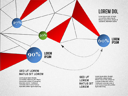 Infographies des formes et des graphiques, Diapositive 4, 01279, Modèles de présentations — PoweredTemplate.com
