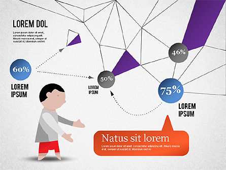 Infographics vormen en grafieken, Dia 5, 01279, Presentatie Templates — PoweredTemplate.com