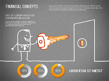 Rapportconcept diagram, Dia 11, 01281, Businessmodellen — PoweredTemplate.com
