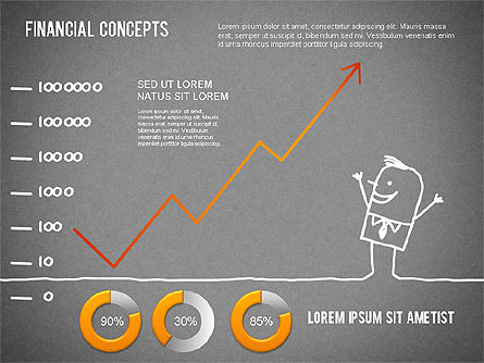 Rapportconcept diagram, Dia 9, 01281, Businessmodellen — PoweredTemplate.com