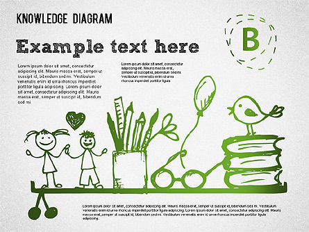 Kennis boomdiagram, Dia 4, 01285, Educatieve Grafieken en Diagrammen — PoweredTemplate.com