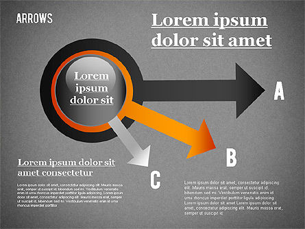 Flechas y curvas, Diapositiva 12, 01286, Formas — PoweredTemplate.com