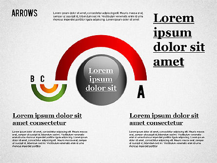 Flechas y curvas, Diapositiva 3, 01286, Formas — PoweredTemplate.com