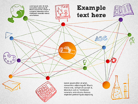 Back to School Diagram, Slide 3, 01288, Education Charts and Diagrams — PoweredTemplate.com